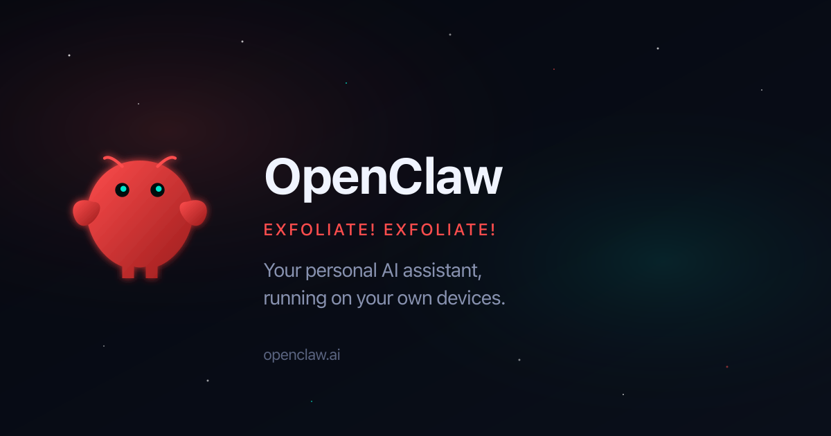 OpenClaw official website screenshot